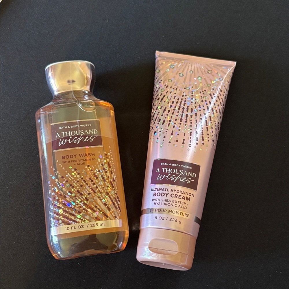 Bath & Body Works A Thousand Wishes Body Wash and Cream